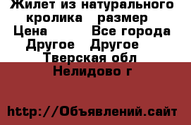 Жилет из натурального кролика,44размер › Цена ­ 500 - Все города Другое » Другое   . Тверская обл.,Нелидово г.